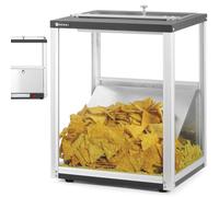 Hendi Machine à nachos Chauffe-nachos 500W 230V inox 18/0 400x344x525 mm verre trempé fumé noir