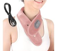 Chauffe-nuque chauffant, masseur ergonomique réglable - Chauffe-cou avec massage et chauffage - Pour soulager les douleurs musculaires, les douleurs musculaires, la raideur pour hommes, femmes
