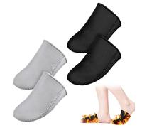 Chauffe Orteils en Néoprène,Chaufferette Pieds,3MM D'Épaisseur Toe Warmer,Unisex Chauffe-Pieds Protection D'Orteils,Chauffe-Pieds Réutilisables,Thermiques Couvre-Orteils pour Ski,Cyclisme,Randonnée,L