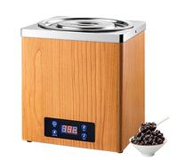 Chauffe-Perles De Tapioca Professionnel, Cuiseur Automatique 3L/7L pour Bubble Tea avec Panneau Tactile, Contrôle De Température 30-100°c, Pot en Acier Inoxydable pour Boulangerie Et Pâtisserie B 3L