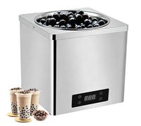 Chauffe-Perles De Tapioca Professionnel, Cuiseur Automatique 3L/7L pour Bubble Tea avec Panneau Tactile, Contrôle De Température 30-100°c, Pot en Acier Inoxydable pour Boulangerie Et Pâtisserie A 3L