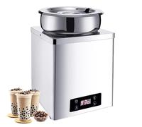 Chauffe-Perles De Tapioca Professionnel, Cuiseur Automatique 3L/7L pour Bubble Tea avec Panneau Tactile, Contrôle De Température 30-100°c, Pot en Acier Inoxydable pour Boulangerie Et Pâtisserie A 7L