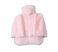 Chauffe Pied Bouillotte Pied Avec Couverture En Peluche Douce Semelle Antidérapante Durable Convient Pour Garder Au Chaud Et Soulager La Douleur (Rose)
