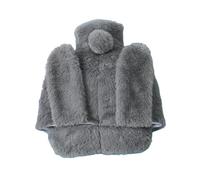 Chauffe Pied Bouillotte Pied Avec Couverture En Peluche Douce Semelle Antidérapante Durable Convient Pour Garder Au Chaud Et Soulager La Douleur (Gris)
