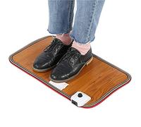 Chauffe Pied Électrique, Tapis Chauffant Pieds Température Réglable, Panneau Chauffant D'hiver Electrique Interrupteur à Pied Traitements Thermiques Tapis pour Bureau à Domicile(EU)