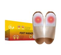 Chauffe-pieds | 40 paires de pansements longue durée - Jusqu'à 10 heures de chauffe-pieds, pour les activités sportives, les travaux de plein air, la randonnée, la pêche d'hiver, le camping et le