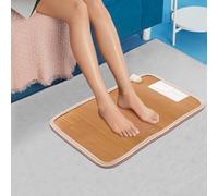 Chauffe-pieds AC 220 V Chauffage électrique des pieds 50 W Coussin chauffant Coussin chauffant 60 ℃ Tapis chauffant électrique 50 x 30 cm Chauffage au sol Évitez le froid froid dans les bureaux à la