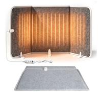 Chauffe-pieds chauffant de bureau 100 × 50 cm | Panneau chauffant pliable pour bureau, maison, bureau, poste de travail sous la table
