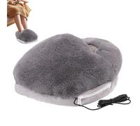 Chauffe-pieds - Coussin chauffant USB portable, lavable et durable - Pour adultes, hiver, maison, bureau, voyage, sommeil sous le bureau, chauffage sûr pour le confort par temps froid
