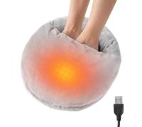 Chauffe-Pieds Électrique,Appareil de Chauffage USB Réglable 3 Niveaux de Chaleur avec Minuterie | Réchauffeur de Pieds Portable | Pour Femmes Hommes Bureaux Chaise Camping Repos Des Jambes Travail Mai