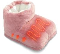 Chauffe-pieds électrique chauffant avec 3 réglages de température, chaussons chauffants en peluche, repose-pieds chauffants confortables, chancelière portable pour l'hiver doux pour femme, homme