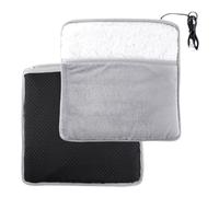 Chauffe-pieds électrique - Chauffe-pieds - 2 en 1 - USB - Pour femme/homme/enfant - Idéal comme cadeau de Noël en hiver - Chauffage rapide des pieds pour la maison - Gris