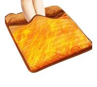 Chauffe-pieds électrique - Chauffe-pieds, coussin de réglage de la chaleur réglable | Coussin chauffant électrique pour pieds en peluche, chauffe-pieds lavable rapide, cale