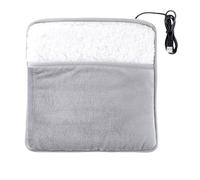 Chauffe-pieds électrique - Construction de coussin chauffant alimenté par USB, design confortable et lavable | Support thermique sous le bureau pour adultes, hommes et femmes, espace de travail, confo