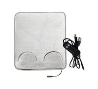 Chauffe-pieds électrique - Coussin chauffant en velours ultra doux pour les pieds | Chauffe-pieds chauffant, chauffage USB, tapis d'arrêt automatique pour crampes abdominales, temps froid, salon