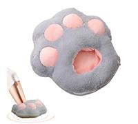 Chauffe-pieds électrique | coussin chauffant USB - Chauffe-pieds en forme de pattes de chat, températures à 3 vitesses - Chaussures chaudes en peluche pour voyage, chambre, bureau, maison