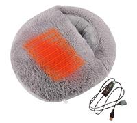 Chauffe-pieds électrique | Pantoufles chauffantes avec 3 réglages de température - Enveloppe thermique amovible et lavable, chauffe-pieds pour lit et sous le bureau