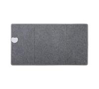 Chauffe-pieds électrique pliable avec couverture, 3 niveaux et minuterie 3H | Chauffage de bureau, 3 plis, grande taille, 97 × 53/120 x 53 cm, chauffage d'intérieur pour bureau et maison