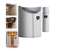 Chauffe-pieds Électrique Pliable Et Portable Avec Couverture Douce Intégrée, 8 Vitesses De Chauffe, Chauffage Rapide En 5 Secondes, Idéal For Le Bureau Ou La Maison.(Gray)