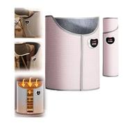 Chauffe-pieds Électrique Pliable Et Portable Avec Couverture Douce Intégrée, 8 Vitesses De Chauffe, Chauffage Rapide En 5 Secondes, Idéal For Le Bureau Ou La Maison.(Upgrade Pink)