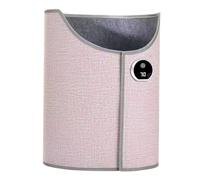 Chauffe-pieds Électrique Portable Avec Chauffage À 360° Entièrement Fermé, Chauffe-jambes Électrique Sous Le Bureau, Chauffage D'appoint Portable For Le Bureau Et La Maison(Pink)