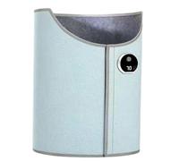 Chauffe-pieds Et Jambes Pliable Sous Le Bureau, Radiateur D'appoint Portatif Enveloppant, Radiateur D'appoint Personnel Avec Couverture Et Arrêt Automatique For Tous Les Âges, Famille(Blue)