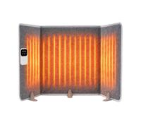 Chauffe-pieds pliable à 3 compartiments avec couverture, chauffage sous | Chauffage de pied pliable avec 3 niveaux de température, arrêt automatique de 3 heures, panneau chauffant électrique pour