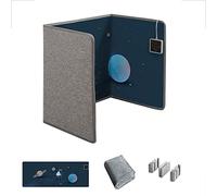 Chauffe-pieds pliable, chauffage d'appoint portable pour la maison et le bureau, électrique 200 W avec protection contre la surchauffe et le basculement, minuterie