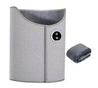 Chauffe-pieds pliable - Chauffe-pieds sous le bureau | Chauffe-pieds électrique avec chauffage à 360° | Chauffe-pieds cylindrique sous le bureau pour jambes et pi