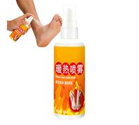 Chauffe-Pieds pour Hommes Appareil de Chaleur Autonome pour Cheville 100ml | Spray Réchauffant pour les Jambes Pour Bureau Étude Travail Camping Pêche Exercice Matinal Dortoir Lecture