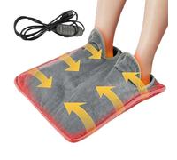 Chauffe-Pieds Pour Lit, Électrique 4 Niveaux Portable Rechargeable Par USB Dispositif De Chauffage, Tapis De Sol Chauffant, Pour Lit Hiver Bureaux Froid Plantaire Repos Voiture Camion Chambre Quotidie