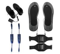 Chauffe-pieds Pour Semelle Intérieure - 4000mAh X 2 Pièces Outil Chauffant Et Respirant 3 Vitesses | Semelles Intérieures Pour Temps Froid Pour Hommes, Famille, Amis, Voyages, Bureaux, Maison, Déplace