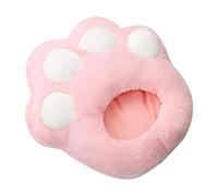 Chauffe-pieds rechargeable - Chaussures chaudes avec coussin chauffant mignon - Chauffe-pieds en forme de pattes de chat, températures à 3 vitesses - Chaussures chaudes en peluche pour voyage, chambre
