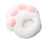 Chauffe-pieds rechargeable - Coussin chauffant USB pour pattes de chat - Chauffe-pieds en peluche douce à trois vitesses pour la maison, la chambre à coucher et le bureau
