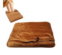 Chauffe-pieds - Repose-pieds avec coussin chauffant USB | Tapis chauffant pour pieds sous le bureau Chauffe-pieds avec 3 réglages de chauffage pour hommes et femmes, 16 X 16 pouls