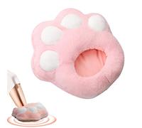 Chauffe-pieds sous le bureau - Coussin chauffant USB mignon en forme de patte de chat | Chauffe-pieds en forme de pattes de chat, températures à 3 vitesses - Chaussures chaudes en peluche pour voyage
