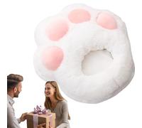 Chauffe-pieds sous le bureau, coussin chauffant USB mignon patte de chat chaussures d'hiver chaudes en peluche douce pour l'hiver sous le bureau, la maison, la chambre à coucher