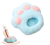 Chauffe-pieds sous le bureau - Coussin chauffant USB pour pattes de chat,Chauffe-pieds à trois vitesses pour le dessous du bureau, la maison, les bureaux et les voyages.