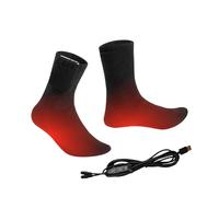 Chauffe-pieds thermiques - Chaussettes chauffantes électriques, batterie longue durée, alimentation rechargeable par USB, isolation thermique avancée, équipement de sport pour le ski d'hiver, design