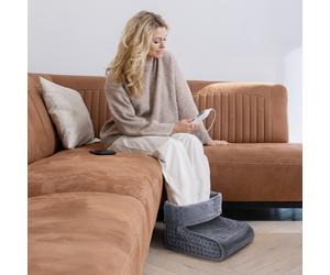 Chauffe-pieds ultra doux - 3 intensités de chauffe - lavable en machine