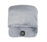 Chauffe-pieds USB amovibles et lavables, coussinets de massage vibrants, chaussures chauffantes, chaussures en flanelle à 3 blocs