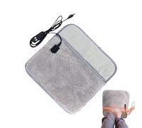 Chauffe-Pieds USB - Appareil Lavable à 5 Réglages - Coussin Chauffant Avec Prise USB Pour Les Pieds,Pour Lit Canapé Sofa Dortoir Sous Le Bureau Nuit Mère Grand-Mère Adolescents Personnes Âgées