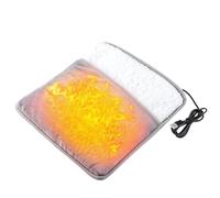 Chauffe-pieds USB - Chauffe-pieds chauffant USB pour pieds, coussin thermique pour pieds amovible et lavable par temps froid, pour lit, maison, sous le bureau