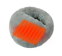 Chauffe-pieds USB - Chauffe-pieds électrique sous le bureau, chauffe-pieds chauffant | Niveaux de synchronisation et de contrôle de la température, design à point antidérapant, chauffe-pieds rapide