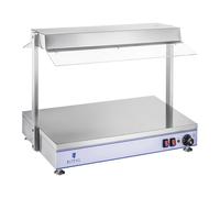 Chauffe-plat avec lampes halogènes - 1100 W - Acier inoxydable | Royal Catering