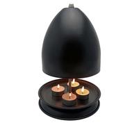 Chauffe-plat - Chauffe-bougie En Métal Et Céramique | Conception De Rétention De Chaleur À Double Paroi De 17 Cm | Crée Une Chaleur Ambiante Confortable À L'intérieur Et À L'extérieur Pendant Les Soir