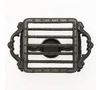Chauffe-Plat Chauffe-Plat pour théière en Fonte Sungmor Heavy Duty en Fonte | Poêle décoratif Chauffe-Plateaux pour Villa Yard Balcony-Square