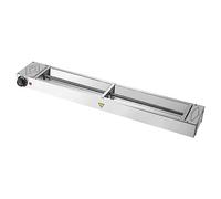 Chauffe Plat Cuisine, Acier Inoxydable Lampe Chauffante Alimentaire pour Cuisine, Suspendue Lampe Chauffante Infrarouge pour Pizza Chauffante, Frites, Poulet Frit(1pcs,Size:60cm)