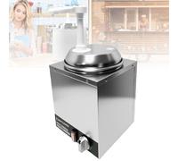 Chauffe-plat électrique avec pompe, température réglable pour sauces chaudes, idéal pour une utilisation commerciale dans la préparation de desserts et collations