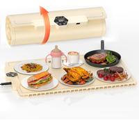 Chauffe Plat Électrique Blanc pour Assiettes Vendos85